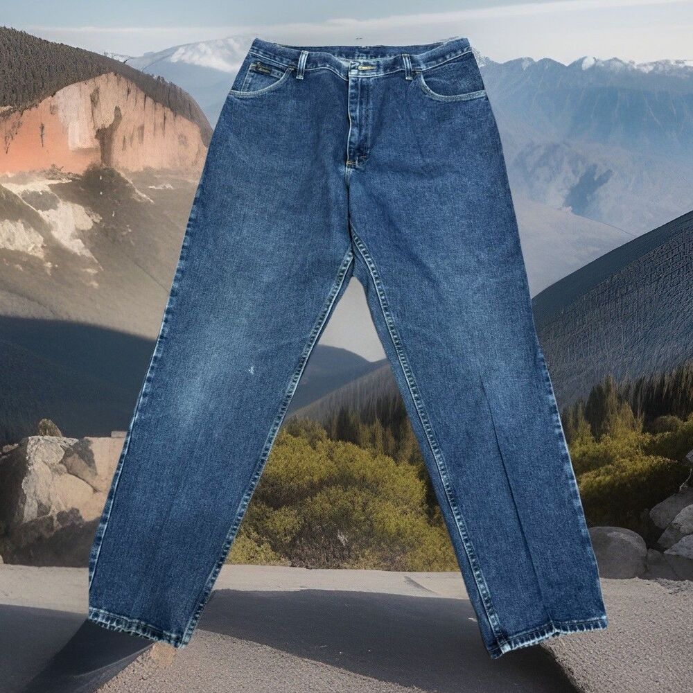 VTG Relaxed Fit Grannycore Wrangler Jeans16x30” D662-036 US Deadstock